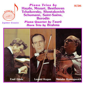 Kogan, Gilels, Rostropovich